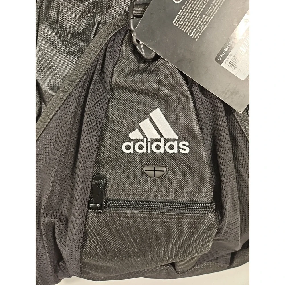 ADIDAS Ultra Tech Backpack Athlete Hiking Gym Media Pocket Headphone Portal